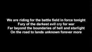 DragonForce - Fury Of The Storm | Lyrics on screen | HD