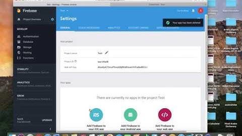 You already have an app with that package name Firebase