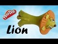 Making Lion from modelling cla Play-Doh