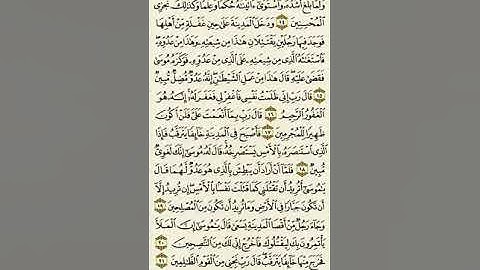 سورة القصص من الآية ١٤ إلى الآية ٢١بصوت القارئ ماهر المعيقلي