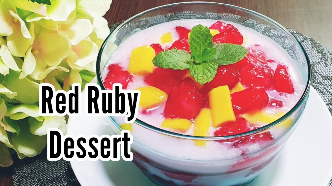 Thai Red Ruby Dessert Tub Tim Grob Takjil Ala Thailand YouTube Thai Red Ruby Dessert Tub Tim Grob Takjil Ala Thailand YouTube