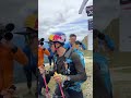 Local legend Aaron was the first athlete to sign the board at Turnpoint 4 🇮🇹🔥 #redbullxalps #race