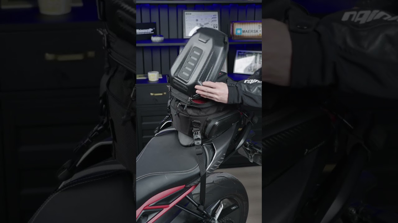 Compact yet expandable, our small EVA hard shell bag is perfect for your motorcycle adventures! 🏍️💼