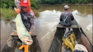 Amigos de la Pesca cap 109: ATAQUE BRUTAL! payara gigante destrozó el señuelo, LA ASAMOS en la PLAYA