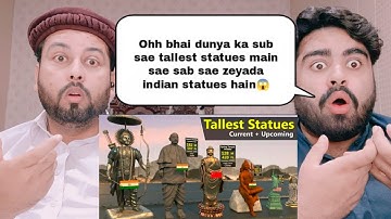 World Tallest Statues size Comparison | Upcoming Tallest Statues | Pakistani Real Reaction