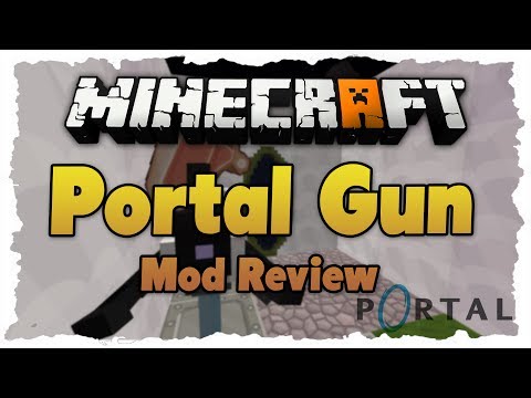 Minecraft Portal Gun MOD Review 1.6.4 // Portal Guns in Minecraft