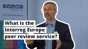 What is the Interreg Europe peer review service?