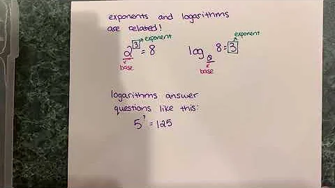 Exponential form to logarithmic form
