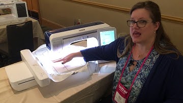 New Brother Luminaire Embroidery Projection