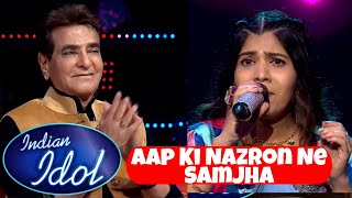 Aap Ki Nazron Ne Samjha by AMRITAH || Mind-Blowing Performance! || Indian Idol Season 16 || Reaction Thumb