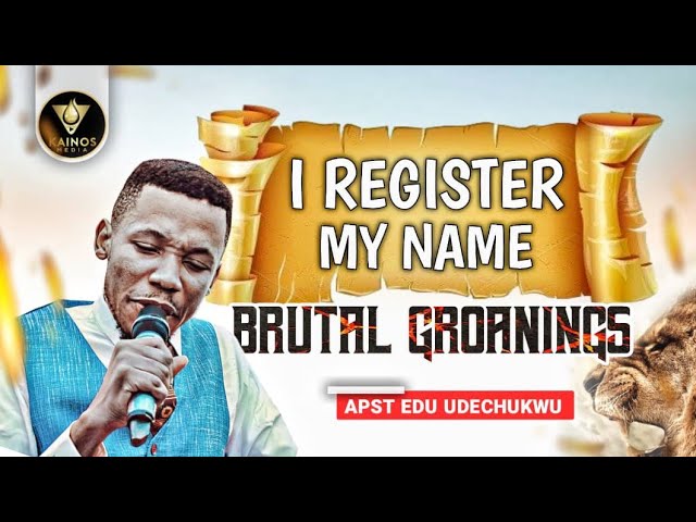 APOSTLE EDU UDECHUKWU BRUTAL GROANINGS // I REGISTER MY NAME IN THE SPIRIT 🔥🔥🔥 class=