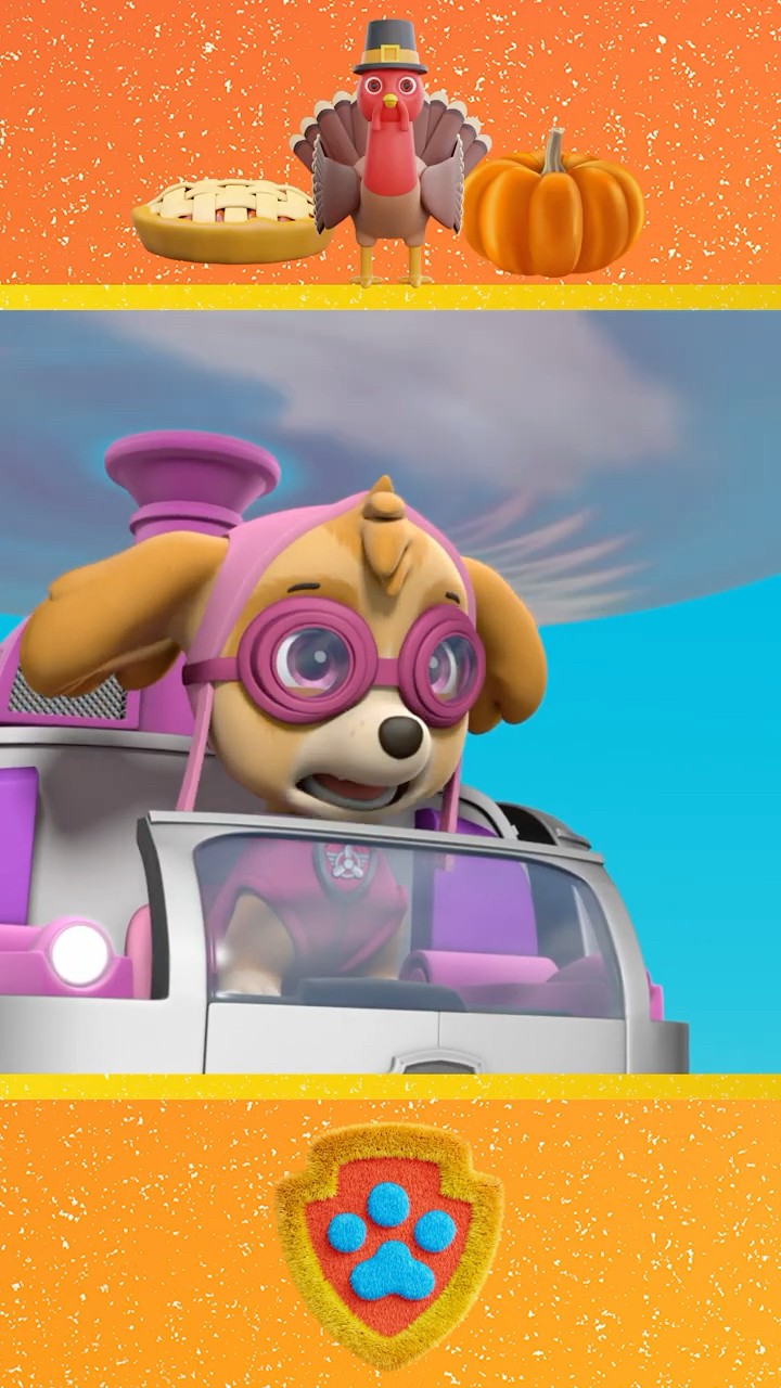 paw patrol's thanksgiving rescue! #shorts