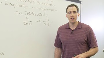 Finding the Least Common Denominator of Two or More Rational Expressions