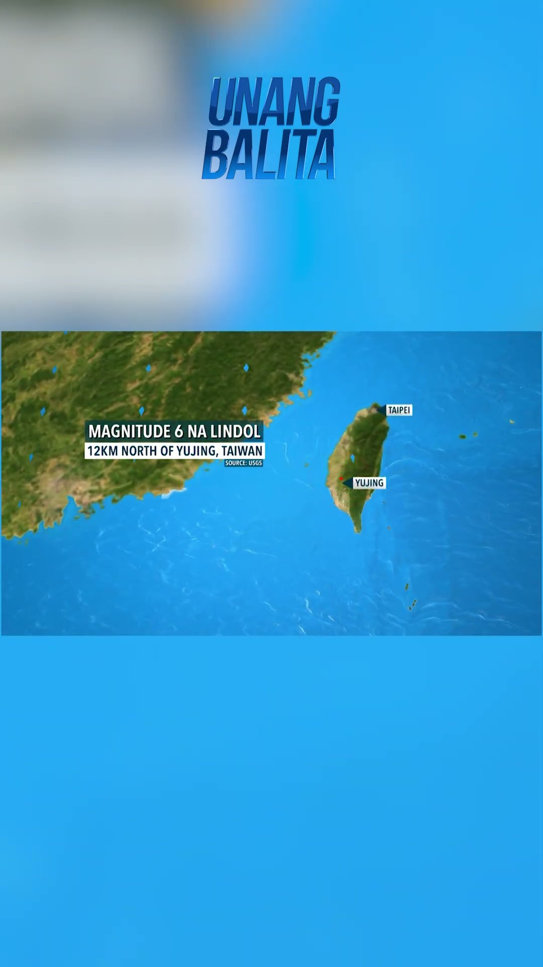Magnitude 6 na lindol, niyanig ang Taiwan