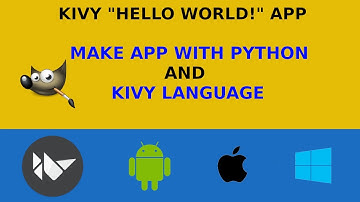 Your first kivy app || Hello World app || 02 || ( Making of GUI APP using Python Kivy framework )