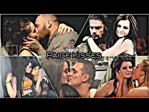 WWE Paige Hot and Sexy Kisses