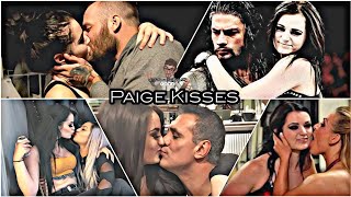 WWE Paige Hot and Sexy Kisses