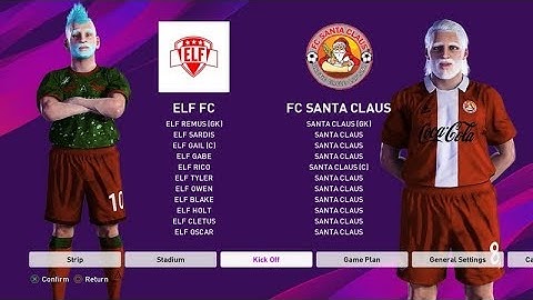 PES 2020 Christmas Option File