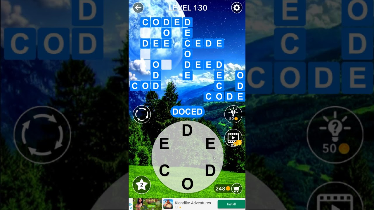 Word Crossword Search level 130