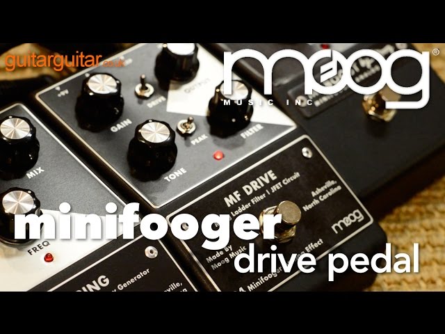 Moog Minifooger Drive - YouTube