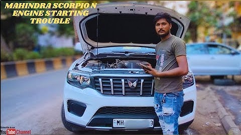 Mahindra Scorpio N Engine Starting Trouble | Self Not Working | Wiring Repairing...