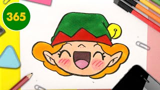 COME DISEGNARE ELFO KAWAII - Speciale Natale