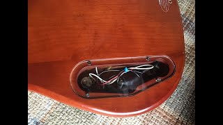 YAMAHA RBX 260 BASS ELECTRONICS COVER CREATE AND REPLACEMENT