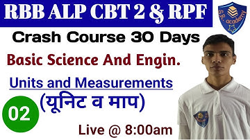 RRB Alp Cbt 2 Physics Units and Measurements