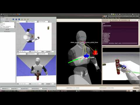 Position Based Visual Servoing simulation
