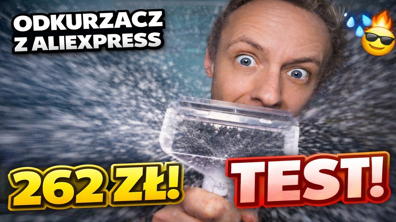 TANI ODKURZACZ DO TAPICERKI z AliExpress za 262zł! Lubluelu V8 TEST