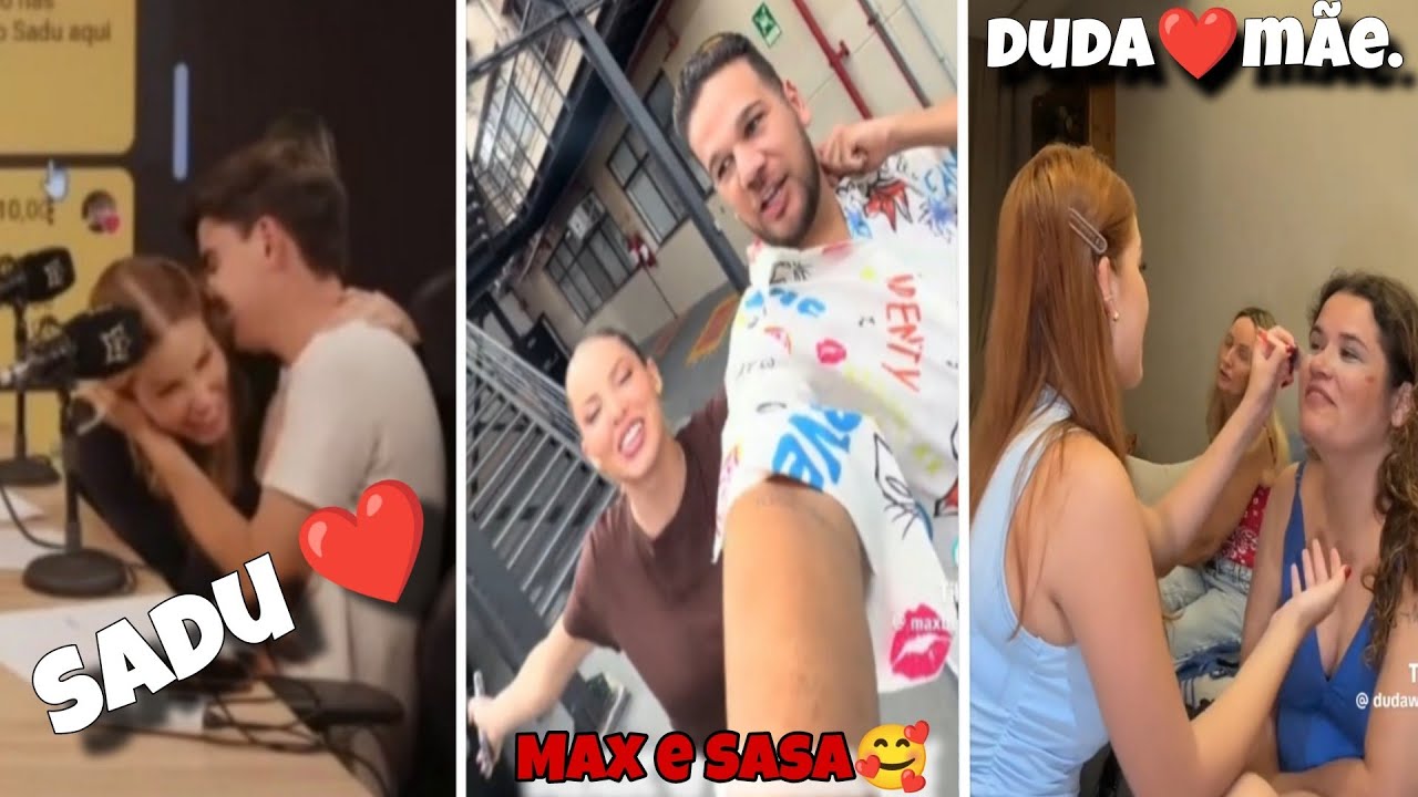 SAORY E DUDU CAMARGO TROCAM CARINHOS EM LIVE e DUDA CUIDA DA MÃE