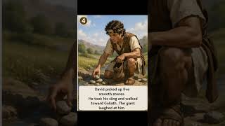  Story Of David And Goliath Subscribe For More Bible Stories kidsshorts faith shorts