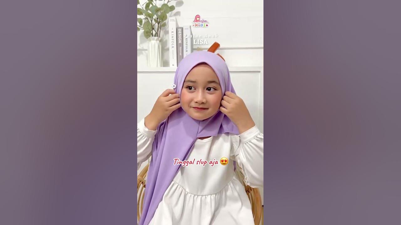 Pashmina Kancing Anak - Unyu Bangett 🥰