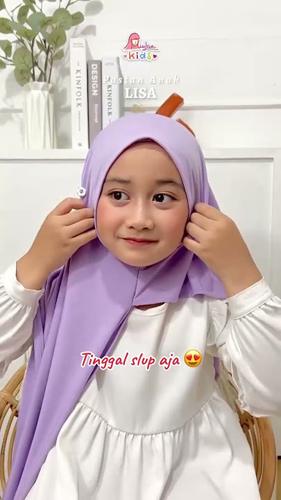 Pashmina Kancing Anak - Unyu Bangett 🥰