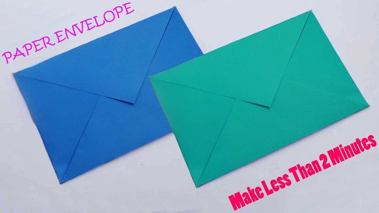 Paper Envelope Making Without Glue Or Tape Easy Origami Envelope