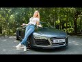 Ferrata sur une audi r8 v10 spyder 2014 stronic juste incroyable  