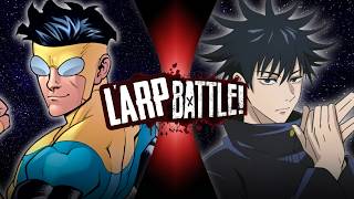 Title Card VS Potential Man (Invincible VS Jujutsu Kaisen) | LARP BATTLE!