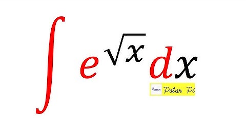 Integral of e^sqrt(x)