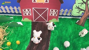 BÉ HỌC TIẾNG ANH QUA MÔ HÌNH NÔNG TRẠI | FARM ANIMALS FOR KIDS
