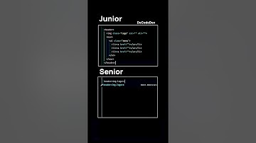 Junior vs Senior in Emmet Abbreviation #web #webdevelopment #youtube #shorts