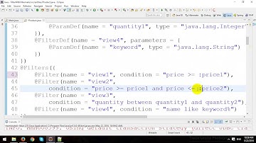 Hibernate Tutorial - Part 7 - Filters