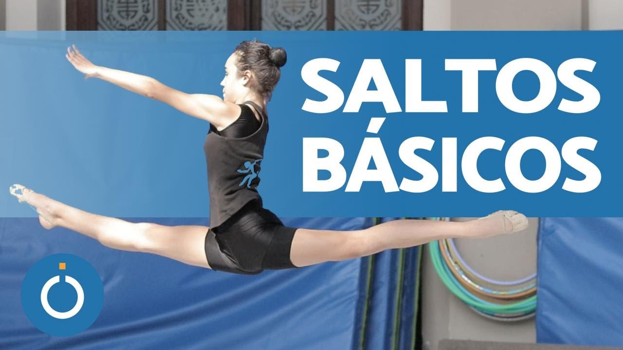 SALTOS BÁSICOS de GIMNASIA RÍTMICA ✓ (Para PRINCIPIANTES) - YouTube