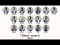 櫻坂46 - Start over!【歌割り/フォーメーション】