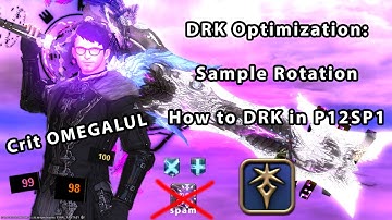 FFXIV Dark Knight Basic Optimization in Savage Sample Rotation - DRK P12SP1 (Athena 1)