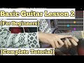 Basic guitar lesson 2 for beginners basic major  minor chords