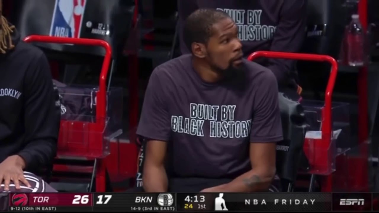 Kevin Durant Returns Mid Game After Late Covid Test