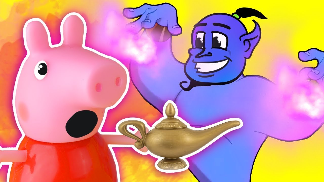 Piggies and Magic GENIE Lamp story YouTube