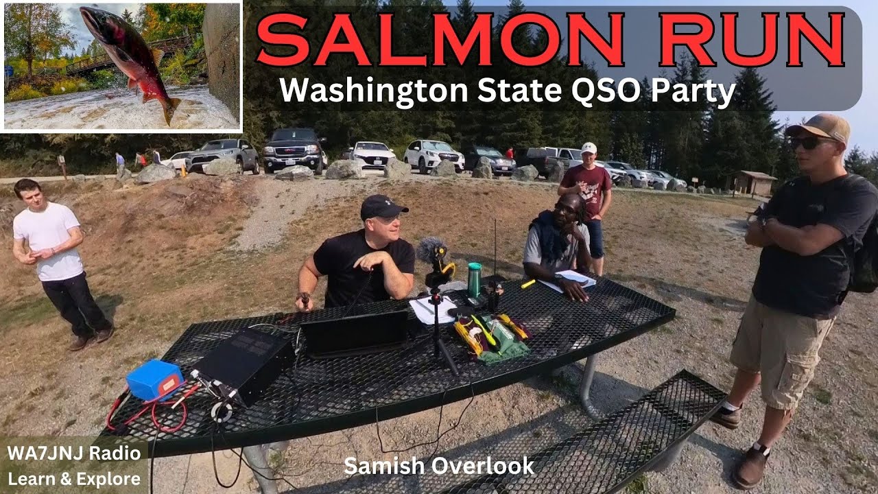 Salmon Run 2023 WA State QSO Contest from Samish Overlook YouTube