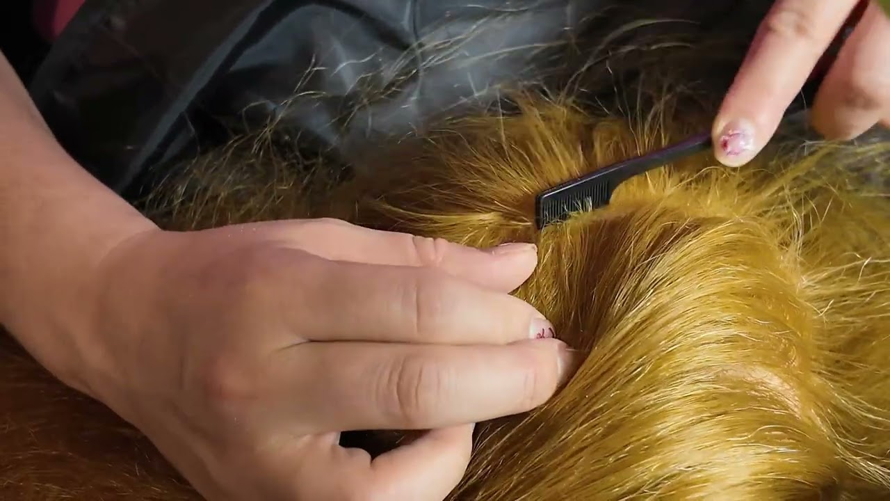 #video 14 * scratching #asmr #dandruff #relaxing