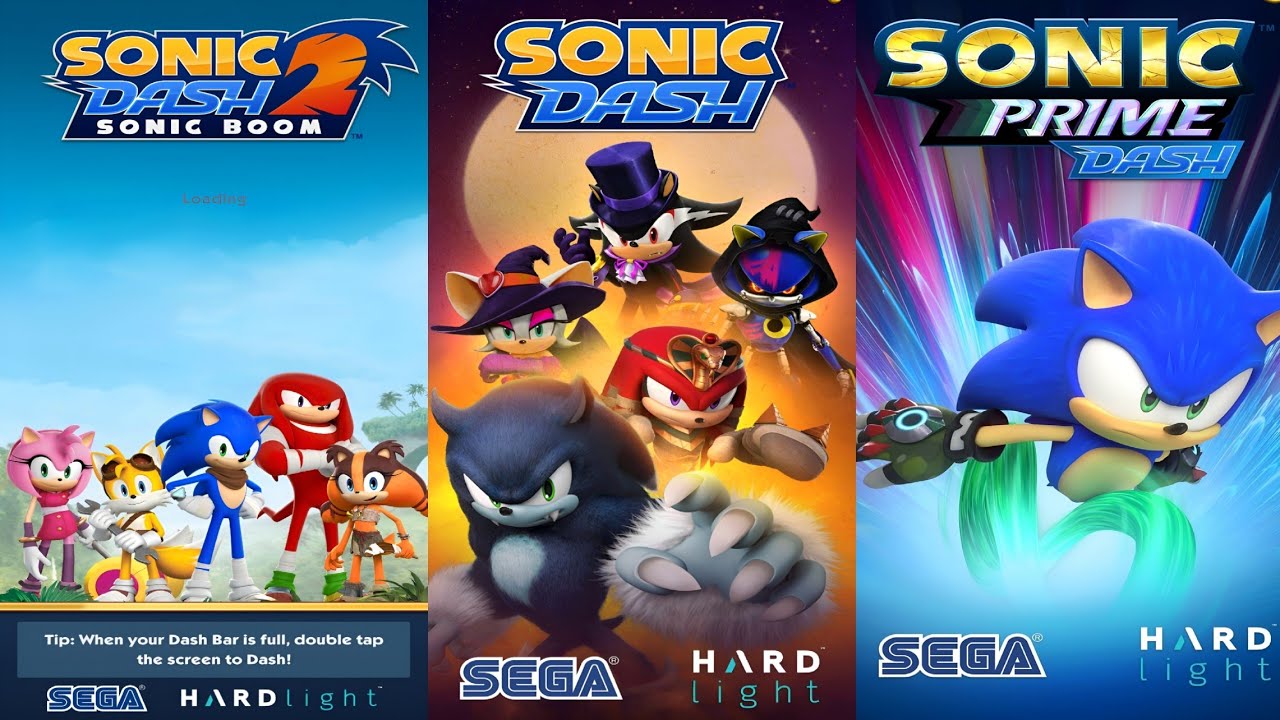 Sonic Boom 🆚 Sonic Dash 🆚 Sonic Prime Dash Vs All Bosses Zazz Eggman ...